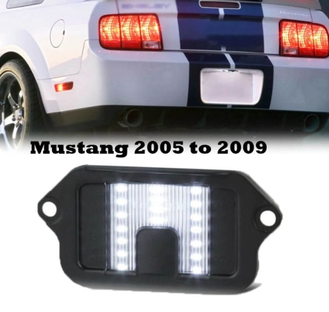 Mustang Kennzeichenleuchten 2005bis 2009