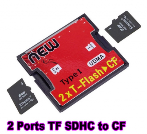 TF SDHC auf Compact Flash C