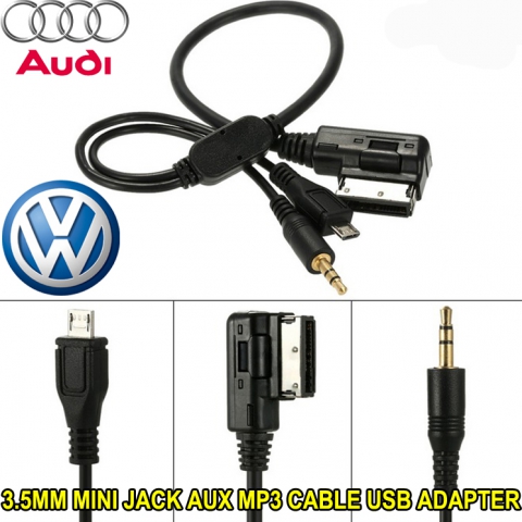 Audi AMI MMI-Schnittstelle Aux MP3-Kabel