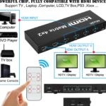 Foto&Video&Audio - HDMI Matrix Switch 4x2 mit Fernbedienung
