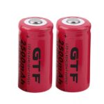 16340 2500 mAh 3,7 V Li-Ionen-Akkus