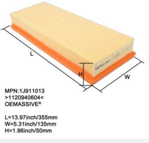 Benz Luftfilterset w203 w209 w211 w212 - Image 2