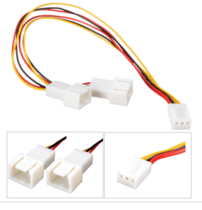 3 Pin Female auf Dual Male PC Fan Splitt - Image 2