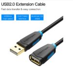 Kabel - USB 2.0 Stecker auf Buchse USBm 2m