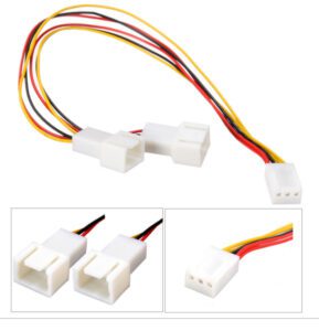 3 Pin Female auf Dual Male PC Fan Splitt