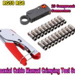 Garten & Handwerk - RG6 RG6 Koaxialkabel Crimpwerkzeuge