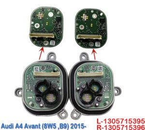 Audi A4 B9 2015 Scheinwerfer DRL PCB Tagfahrlicht