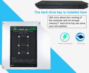 Optibay 2ND HDD Caddy 12,7 mm SATA 3 Fes