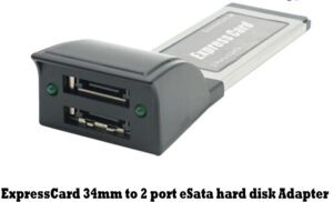 ExpressCard 34mm auf 2 Port eSata Adapte - Image 5