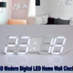 3D Modern Digital LED Wanduhr