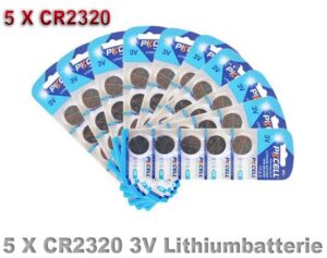 CR2320 3V 5X Lithiumbatterie - Image 2