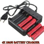 Batterie - 18650 Akku-Ladegerät mit Kurzschluss -Sc