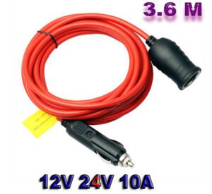 12V 24V Feuerzeug -Stecker Verlängerungs