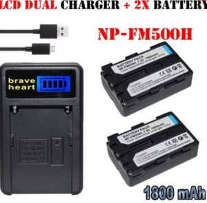 Sony 2x 1800mAh Akku NP-FM500H kaufen