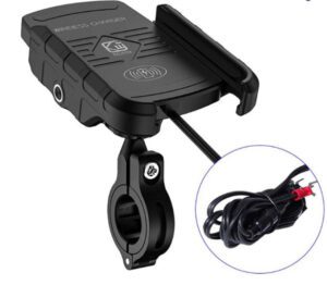 Motorrad-Telefonhalterung – Schnelles kabelloses Laden - Image 9