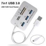 USB 3.0 HUB 7in1 3 Ports SD TF MS,M2 MMC Speicherkartenleser - Image 8
