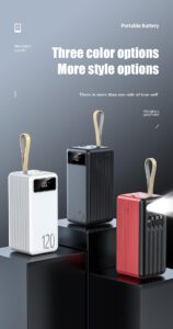 Powerbank 120000mAh für schnelles Aufladen per Kabel - Image 5