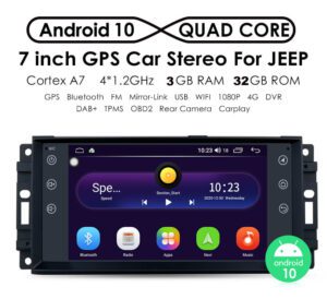 Jeep Wrangler Compass Chrysler Android Radio 7 Zoll DAB,4G