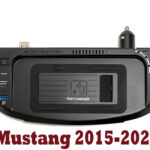 Handyladegerät - Mustang 2015-2021 15W Telefon-Autoladegerät Drahtloses QI