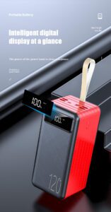 Powerbank 120000mAh für schnelles Aufladen per Kabel - Image 6