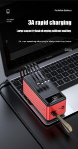 Powerbank 120000mAh für schnelles Aufladen per Kabel - Image 8