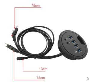 Desk 4-Port USB 3.0 HUB-Adapter - Image 4