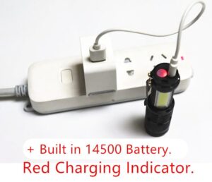 Taschenlampe ZOOM Torch USB Charge - Image 2