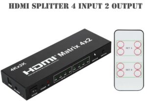 HDMI Matrix Switch 4x2 mit Fernbedienung - Image 2