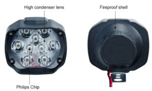 Motorräder 2X 9 Led 15W 1500LM 6000K - Image 2