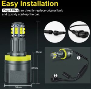 BMW H8 LED Engelsaugenleuchten Canbus - Image 7
