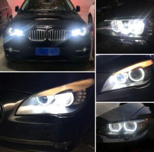BMW H8 LED Engelsaugenleuchten Canbus - Image 9