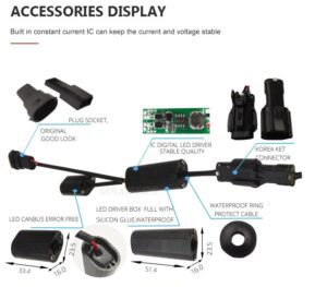 Bmw Angel Augen H8 120W CREE Chip White - Image 6
