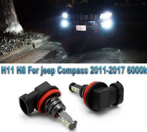 H11 H8 Für Jeep Compass 2011-2017 6000k - Image 7