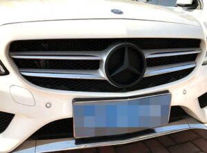 Benz Front Standard Aufkleber schwarz - Image 2