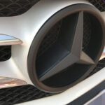 Autoteile - Benz Front Standard Aufkleber schwarz