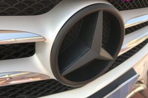 Benz Front Standard Aufkleber schwarz