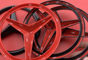 Benz Front Standard Aufkleber schwarz - Image 5