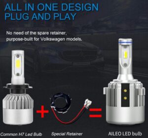 H7 LED High Power 10000LM 6000K VW Benz - Image 5
