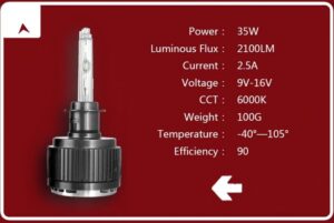 H7 xenon 6000k 35W Xenon HID Kit - Image 3