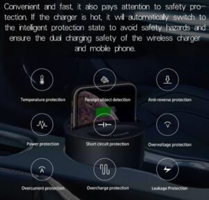 Auto 10W Qi Wireless Autoladegerät AirPods - Image 5