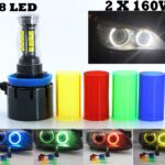 Angel Eyes - Bmw H8 2x160w LED Angel Eyes Lights