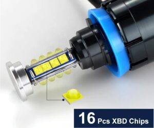 Bmw H8 2x160w LED Angel Eyes Lights - Image 2