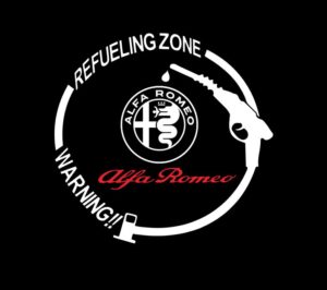 Alfa Romeo Tankdeckel Aufkleber - Image 3