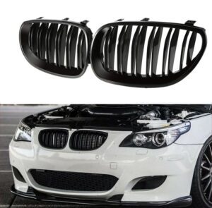 BMW 5er E60 E61 Grill glanz schwarz - Image 2