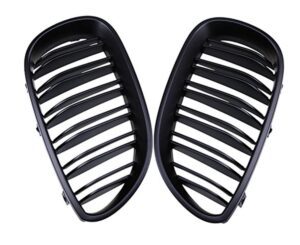 BMW 5er E60 E61 Grill glanz schwarz - Image 8