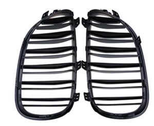BMW 5er E60 E61 Grill glanz schwarz - Image 9