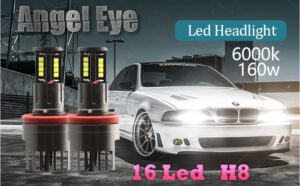 Bmw H8 LED Angel Eye 160W 6000K