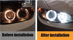 Bmw H8 LED Angel Eye 160W 6000K - Image 2
