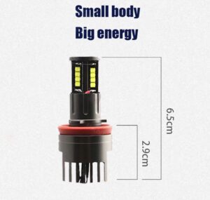 Bmw H8 LED Angel Eye 160W 6000K - Image 3