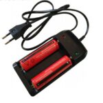 Batterie - Ladegerät 26650 18650 145003,6 V 2xAkku